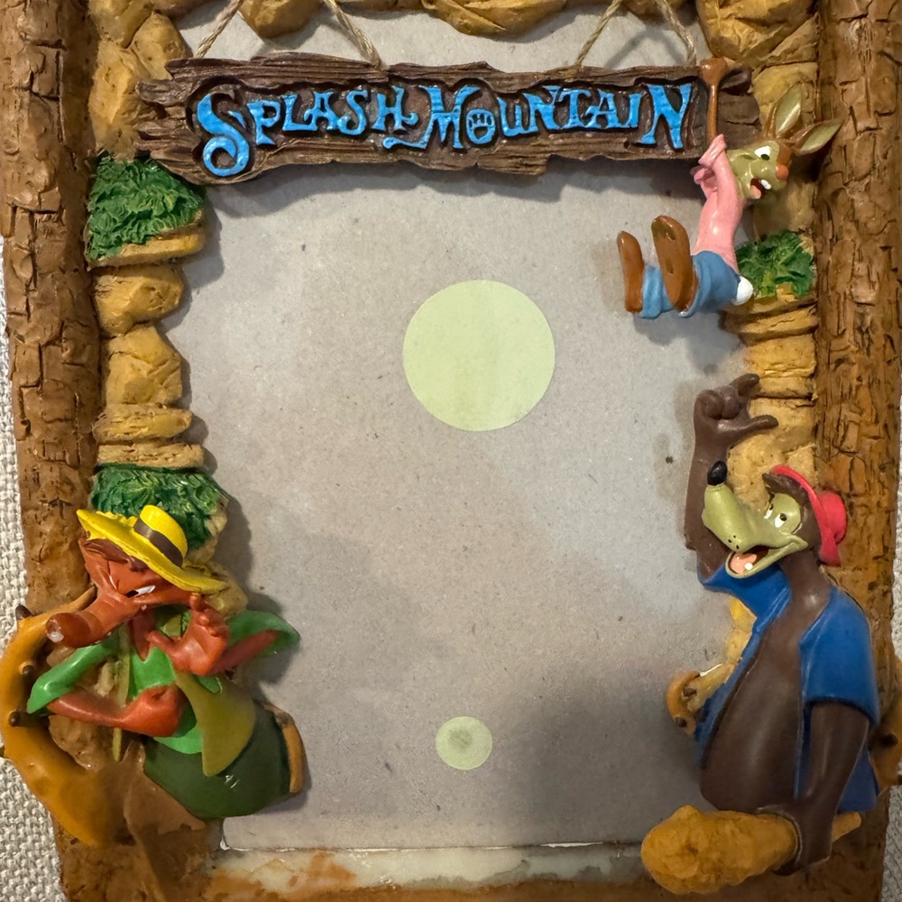 Splash Mountain Themed Picture Frame